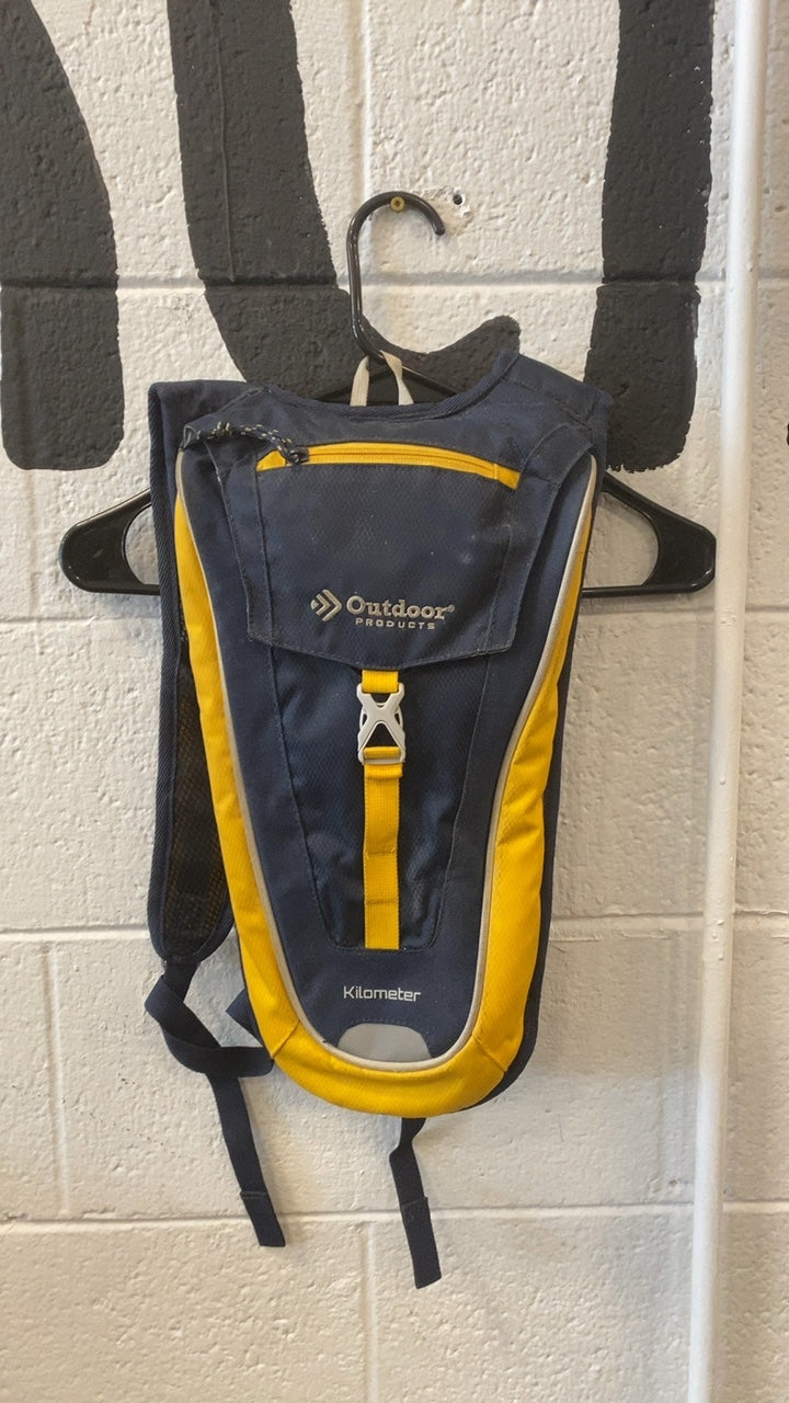 Outdoor Products Kilometer Backpack (Hydration Pack) 2L Blue/Yellow