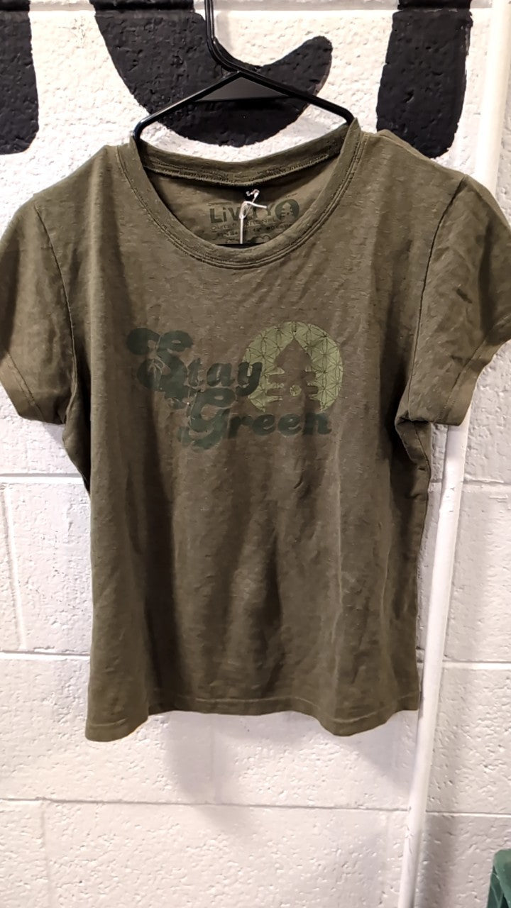 Livity T-Shirt S Green Stay Green