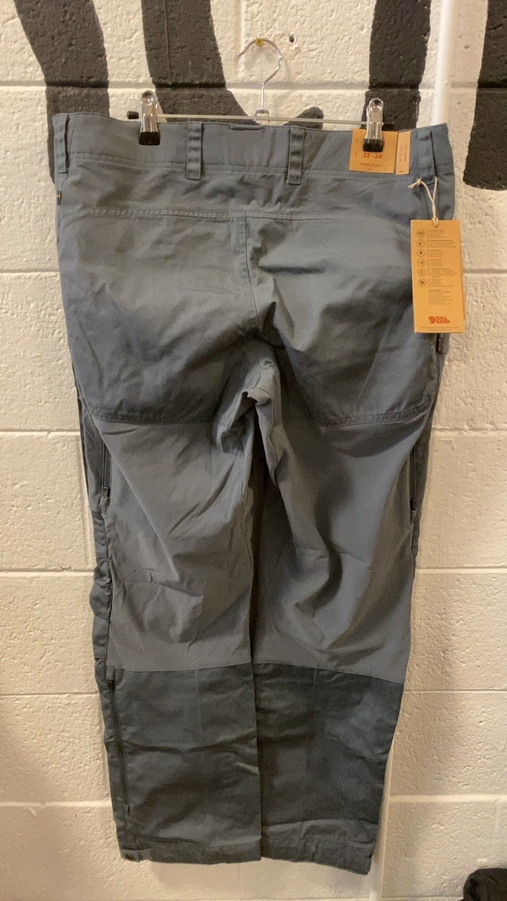 Fjallraven Keb Trousers Pants 33 Blue