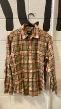 Patagonia Pima Longsleeve (Button-Up) XS Red/White Plaid