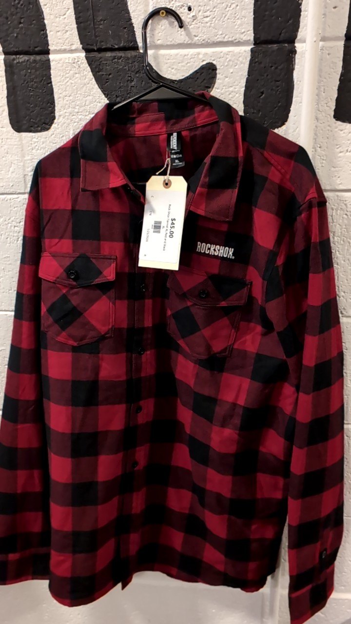 Rock Shox Flannel XL Red and Black