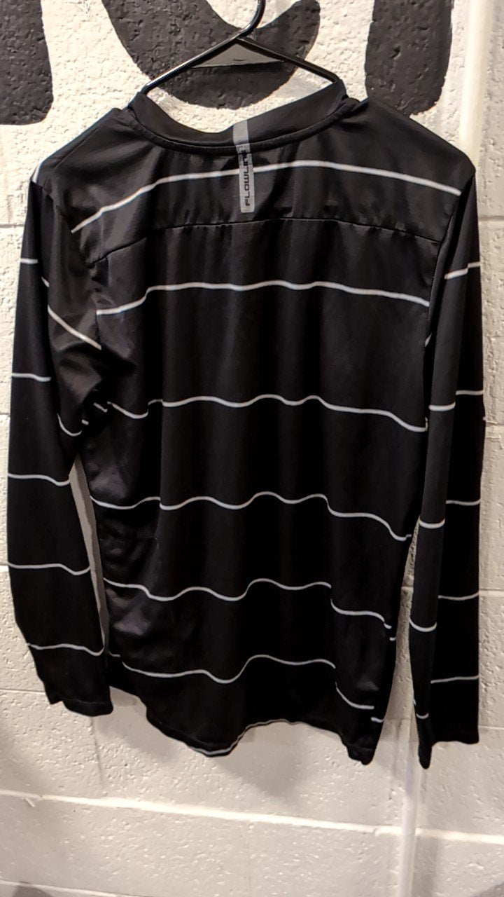 Joy Lee Designs Bike Jersey M Black White Stripes Longsleeve