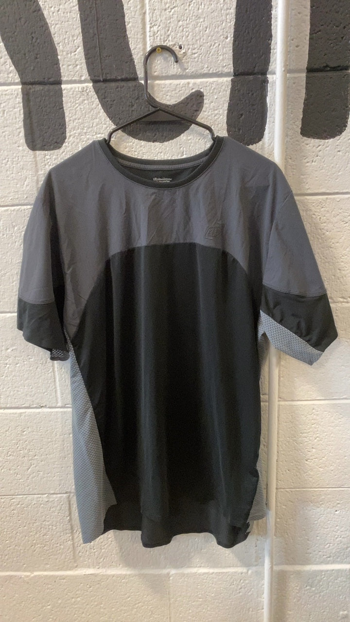Troy Lee Designs Drift Athletic T-Shirt (Cycling) XL Black/Grey