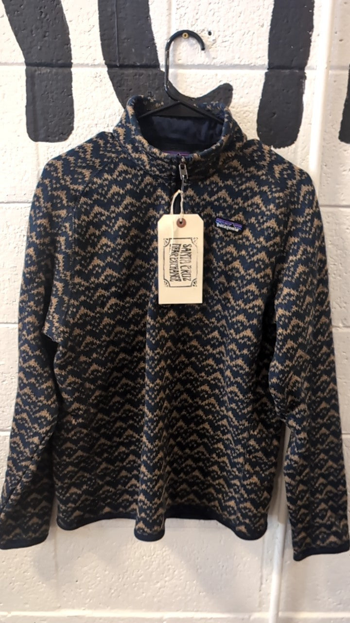 Patagonia Jacket M Blue/Yellow Better Sweater
