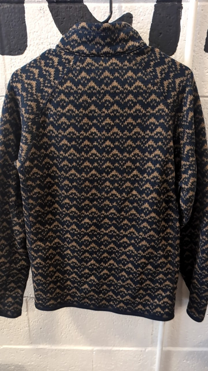 Patagonia Jacket M Blue/Yellow Better Sweater