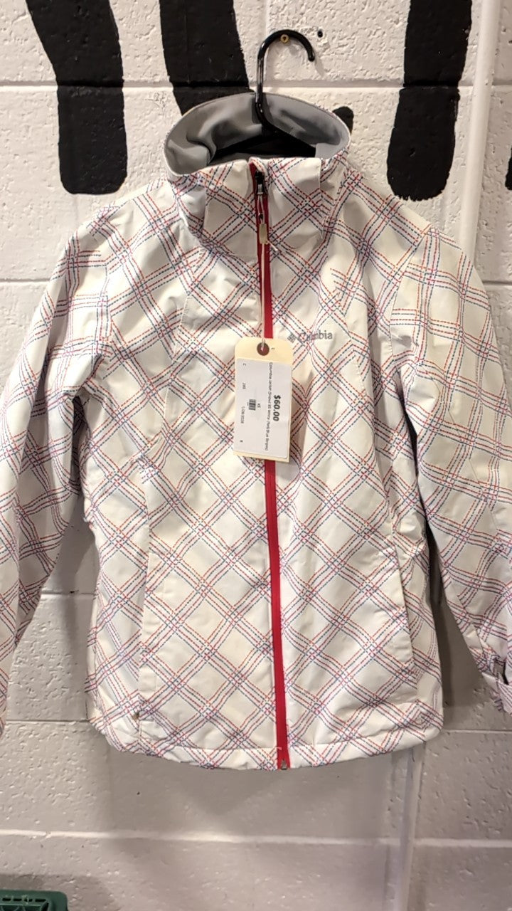 Columbia Jacket (Snow) XS White (Red/Blue Stripes)