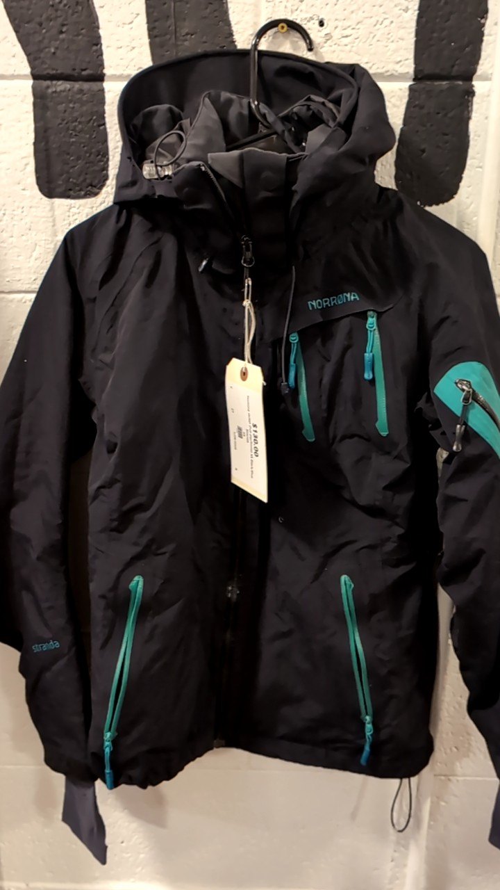 Norrona Jacket (Full Zip/Snow) XS Black/Blue Stranda