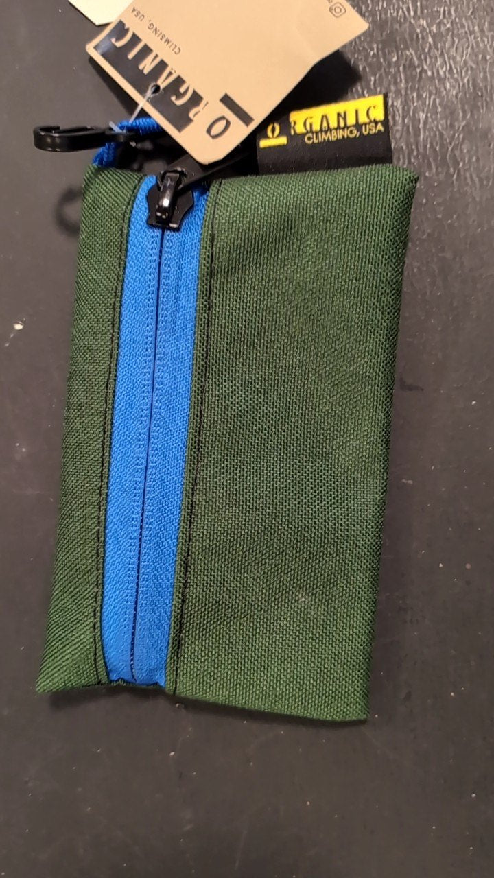 Organic Climbing Wallet Green Ditty Bag