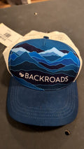 Backroads Hat (Snapback) Blue/White