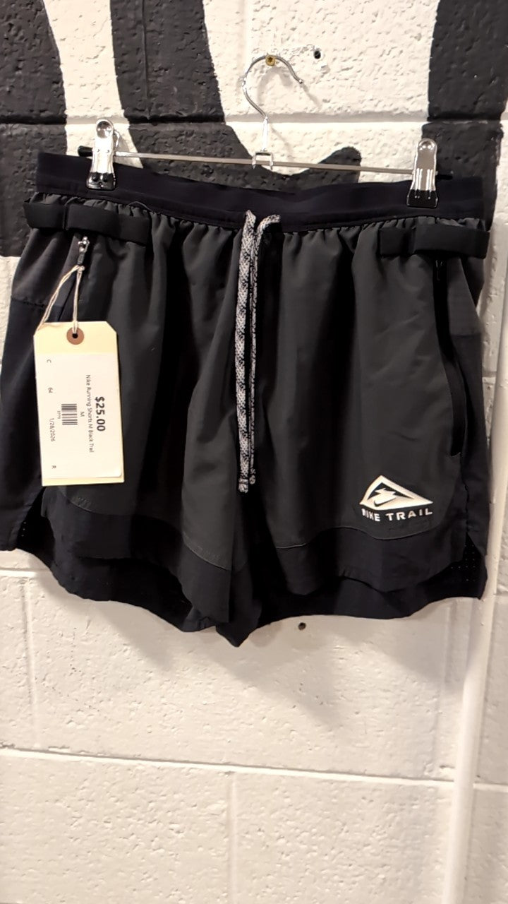 Nike Running Shorts M Black Trail