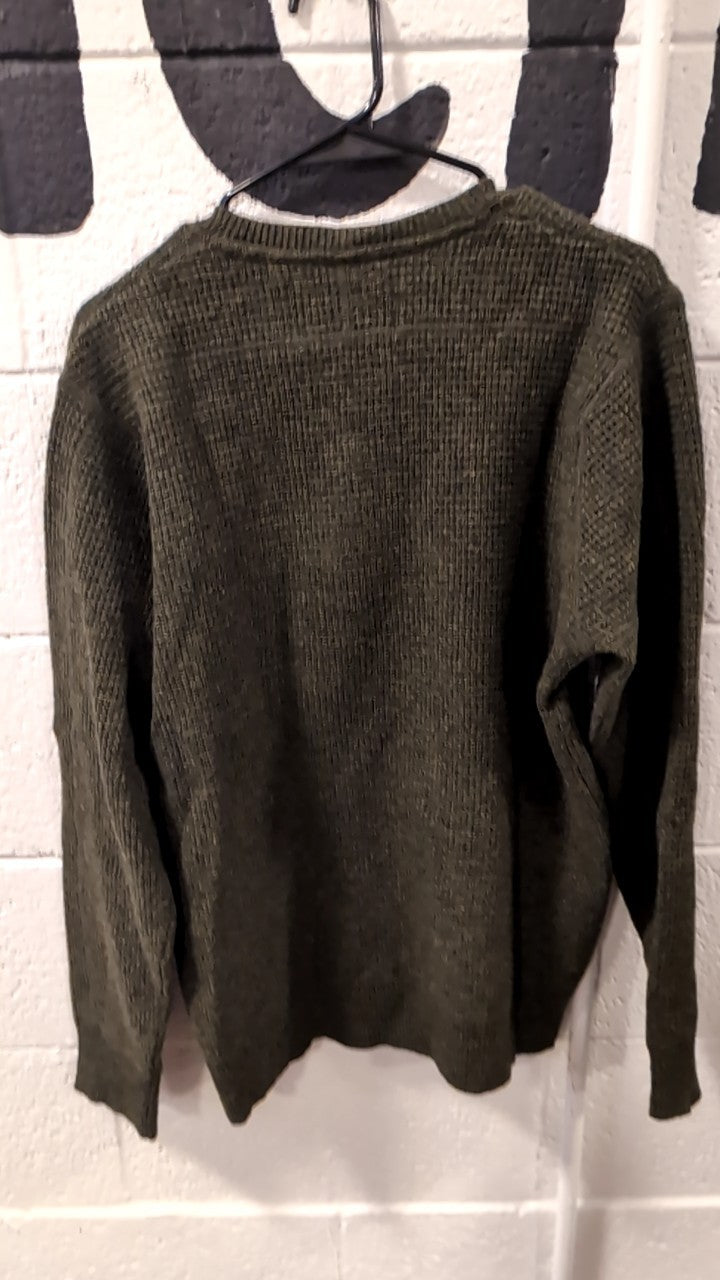 Schott Bros Knit Sweater M Green
