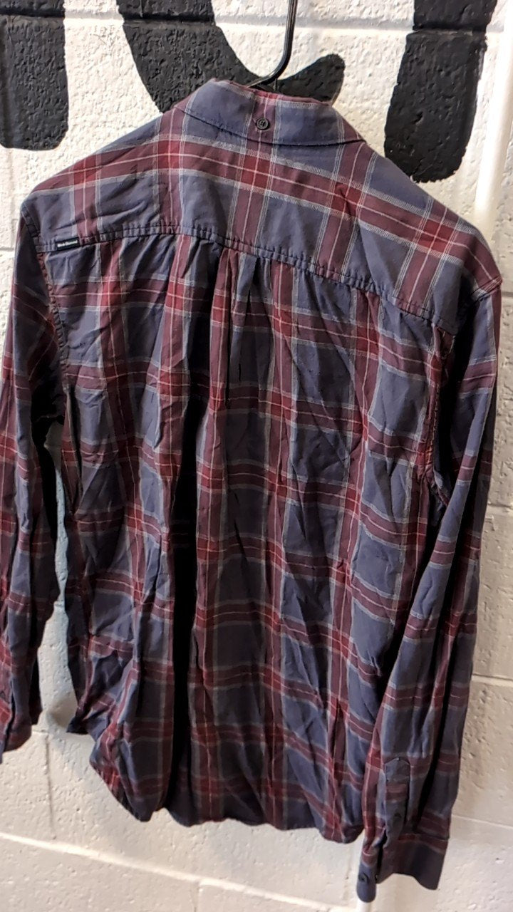 Black Diamond Flannel M Grey/Red