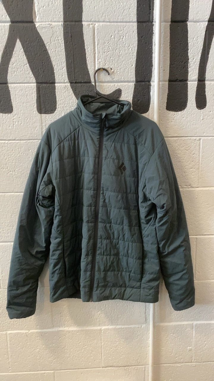 Black Diamond First Light Insulated Jacket (Synthetic) M Green/Grey