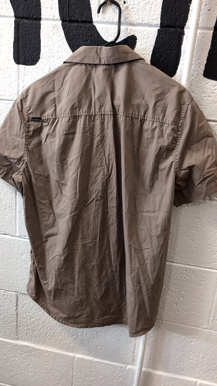 Black Diamond Short Sleeve (Button Up) M Brown
