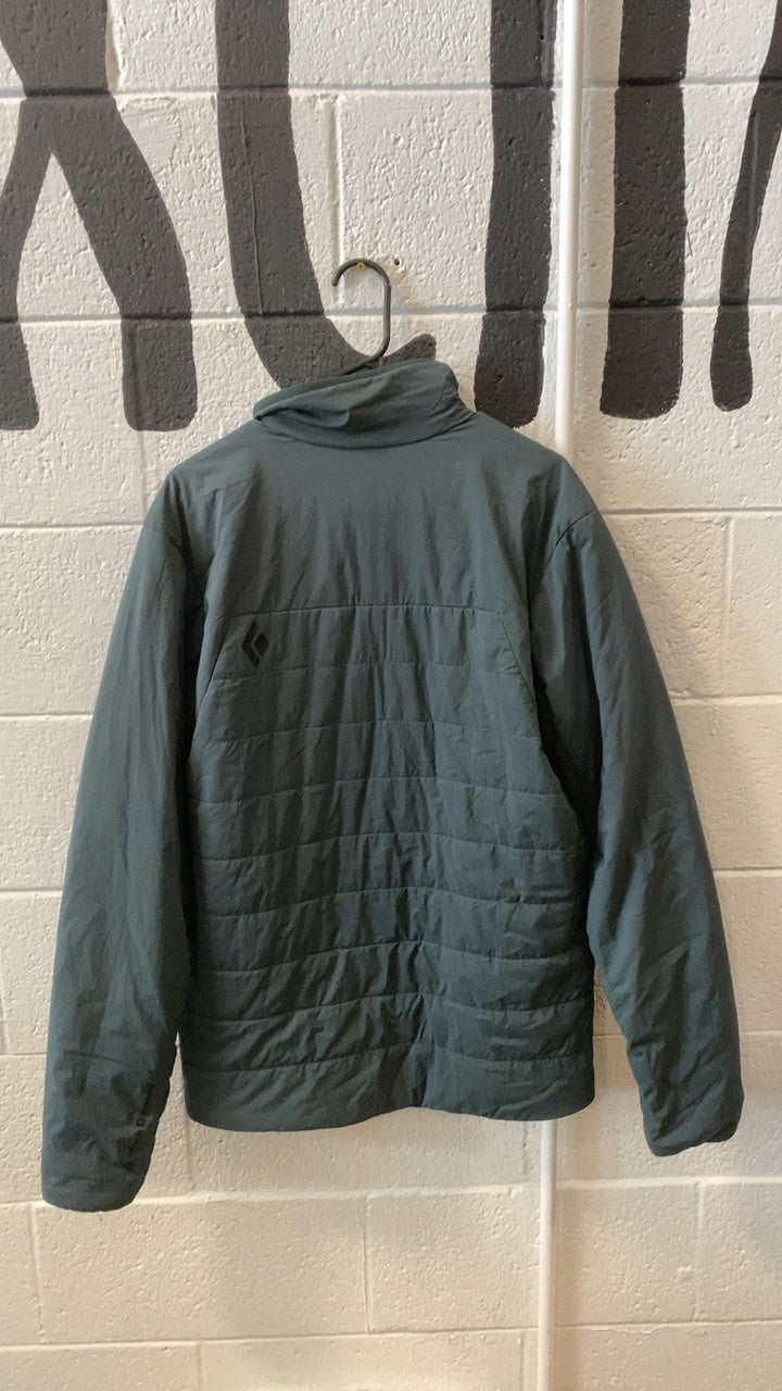 Black Diamond First Light Insulated Jacket (Synthetic) M Green/Grey