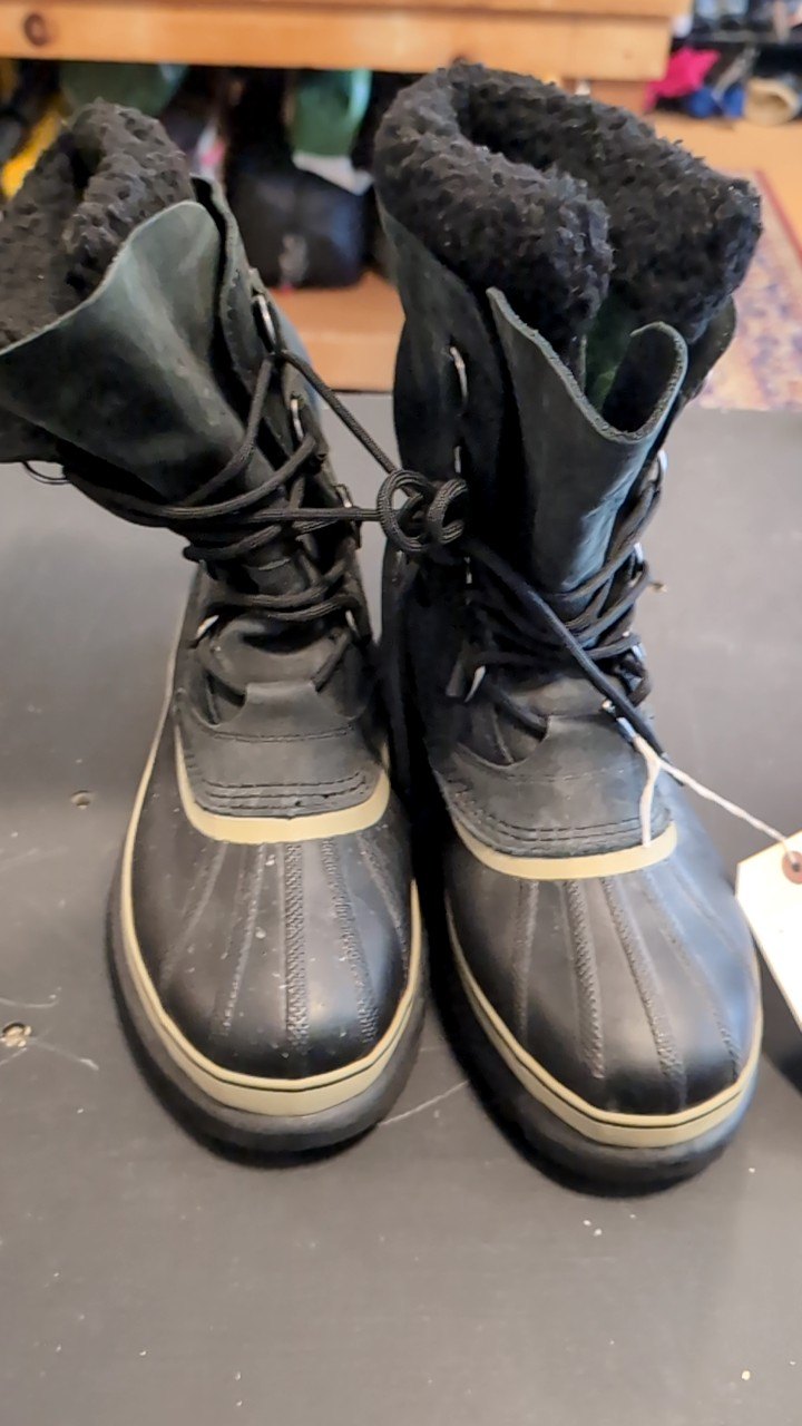 Sorel Shoes (Duck Boots) 10 Black Faux Fur