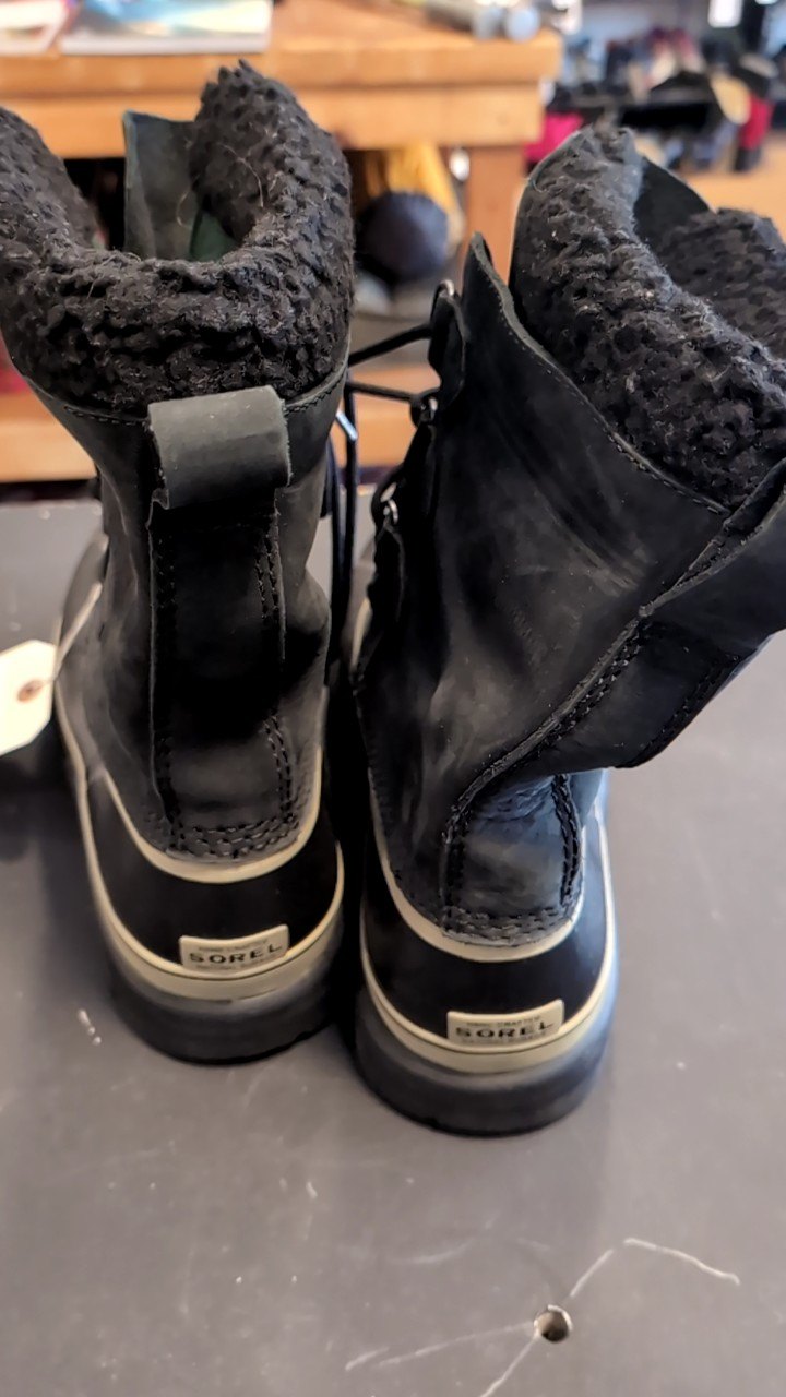 Sorel Shoes (Duck Boots) 10 Black Faux Fur