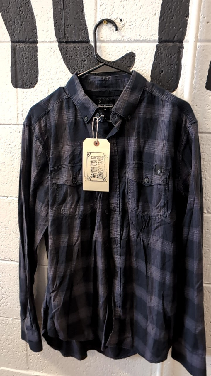 Black Diamond Flannel M Black Grey