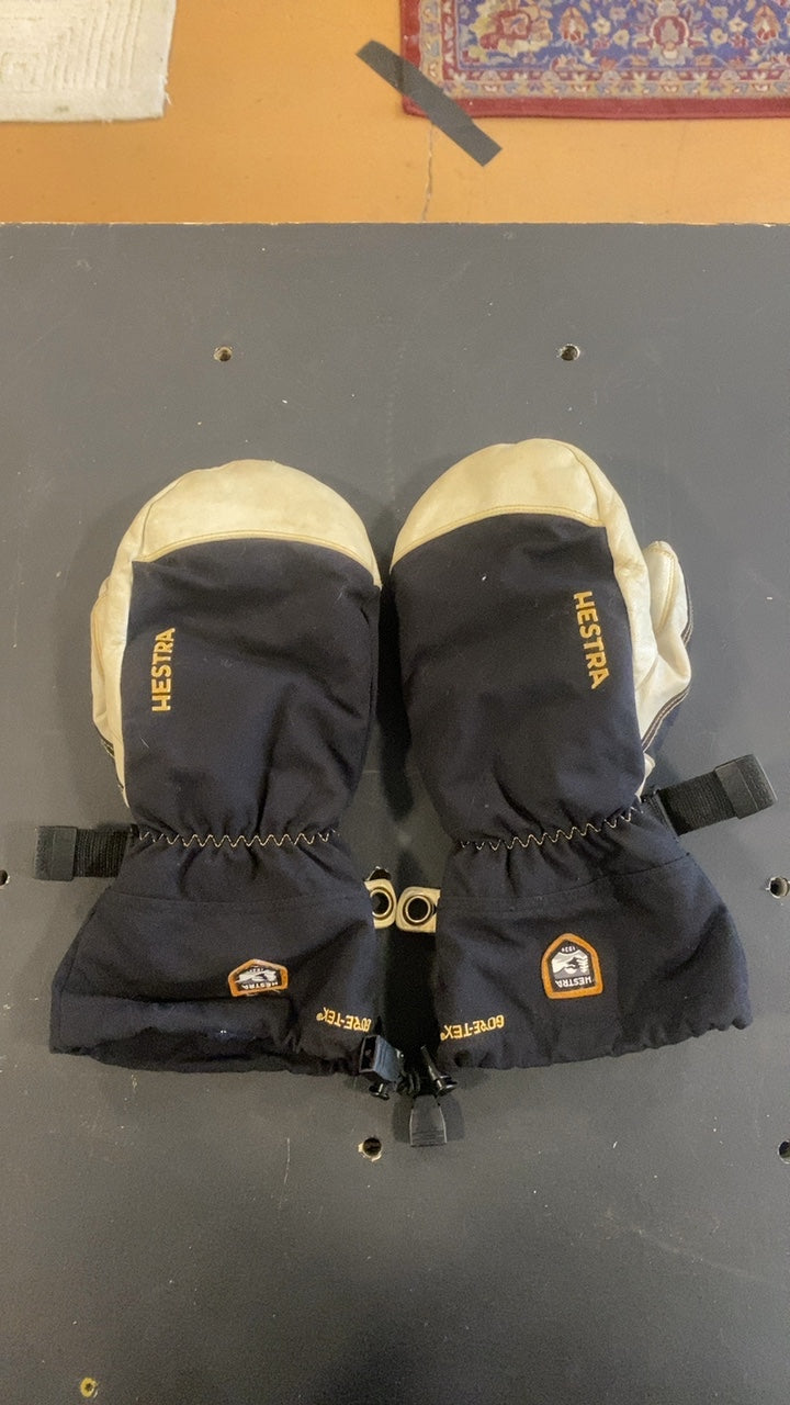 Hestra Army Leather Heli Gloves (Snow) 10 White/Black