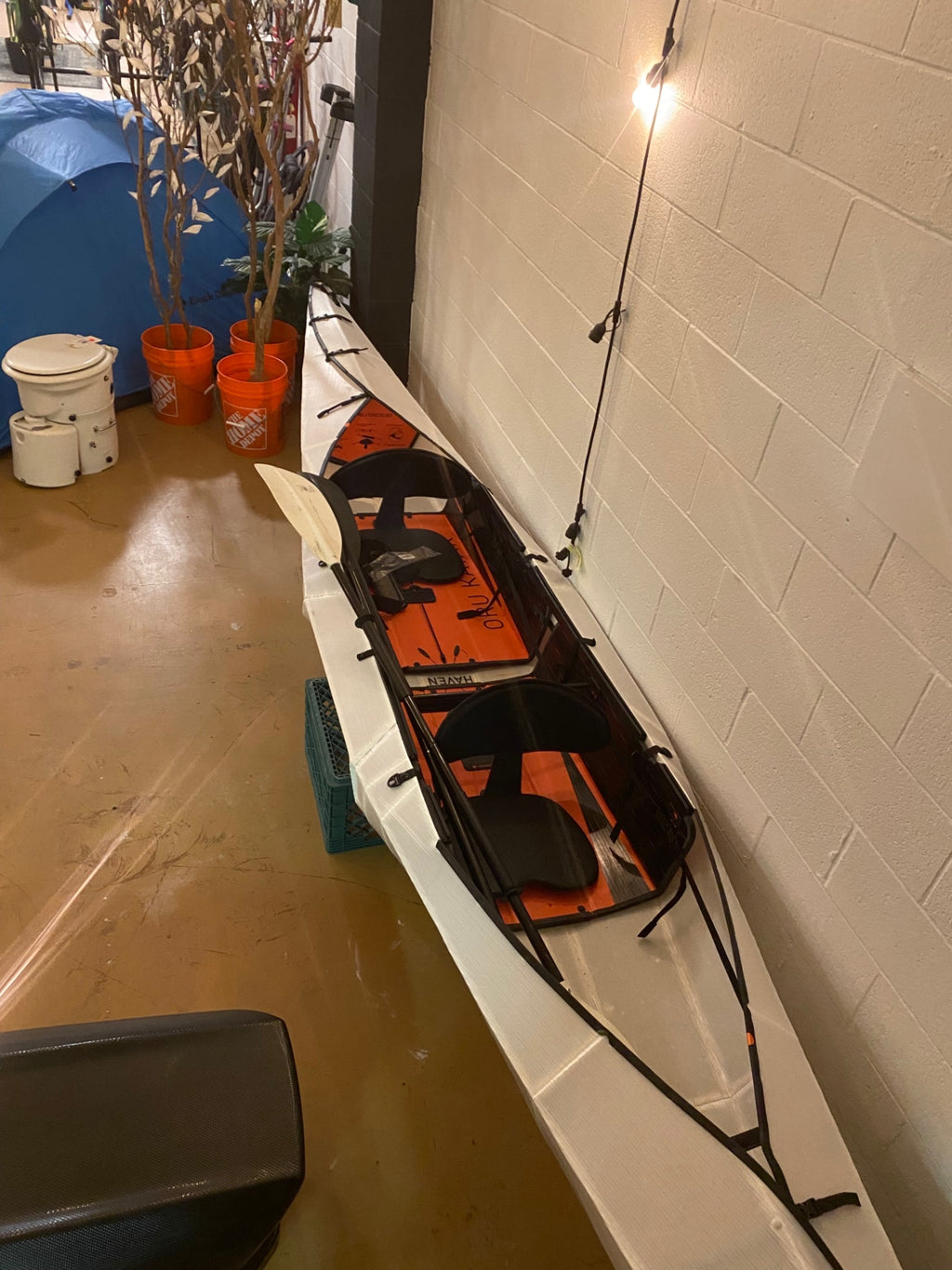 Oru Haven Kayak 2P White W/ Paddles