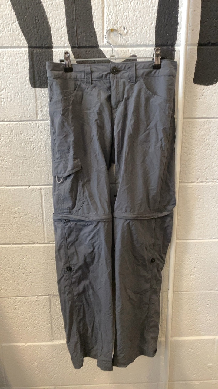 Mountain Hardwear Pants (Hiking)(Zip-Off) 4 Grey