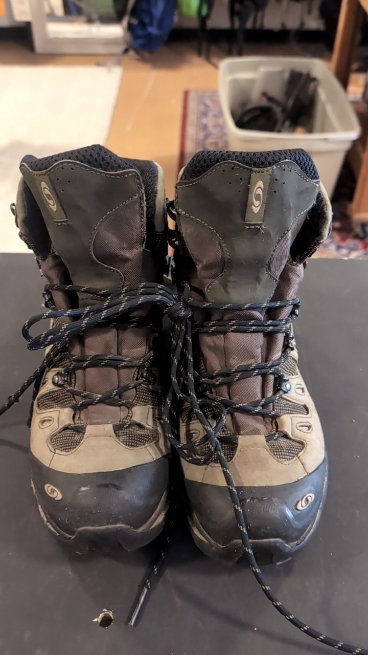 Salomon Shoes (Hiking Boots) 9 Brown Quest 4D GTX