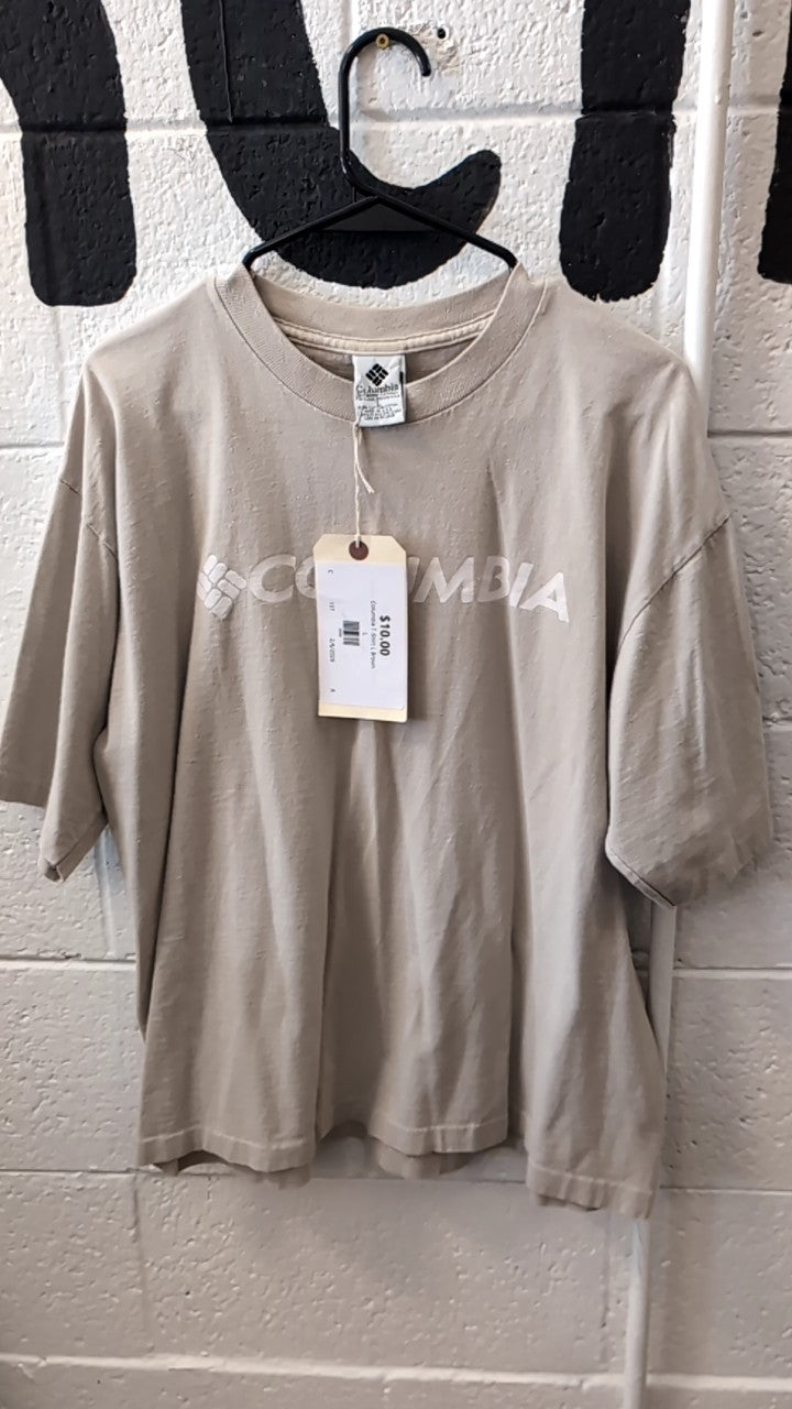 Columbia T-Shirt L Brown
