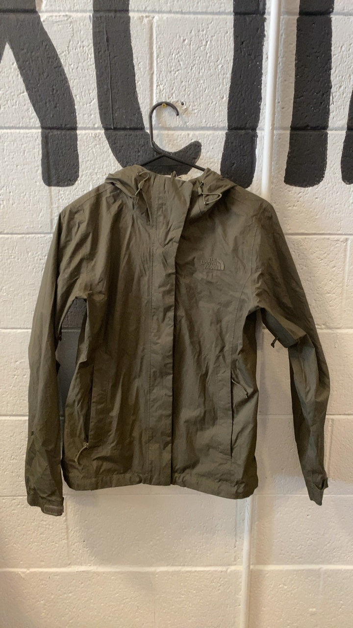 The North Face Rain Jacket XS Green