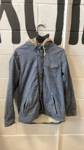 Burton Calla Fleece Jacket (Full-Zip) (Hood) S Blue/Grey