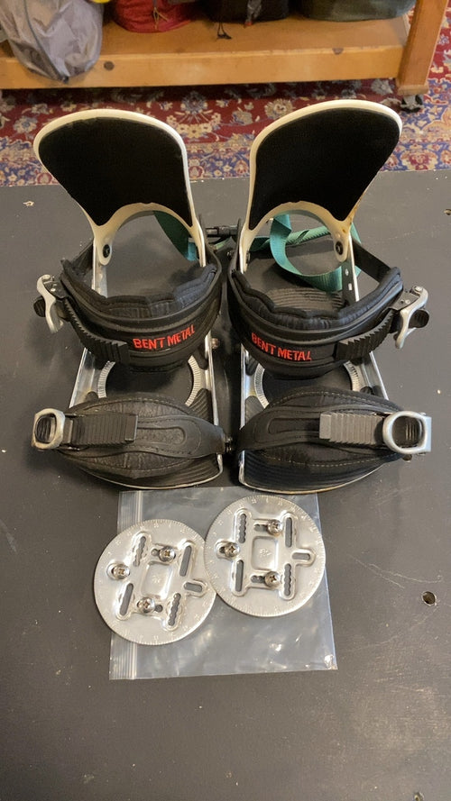 Bent Metal Bindings (Snowboard) White