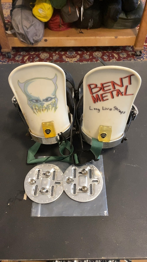 Bent Metal Bindings (Snowboard) White