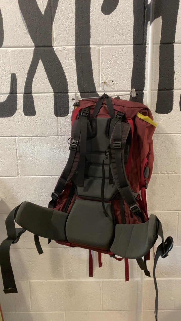 Arcteryx Briza 62L Backpack Tall Red/Yellow