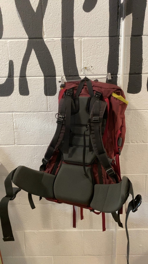 Arcteryx Briza 62L Backpack Tall Red/Yellow
