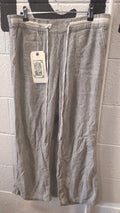 Caslon Pants M Black and White Stripes