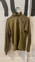 Arcteryx Fleece Jacket (Quarter-Zip) (Hood) S Green/Brown
