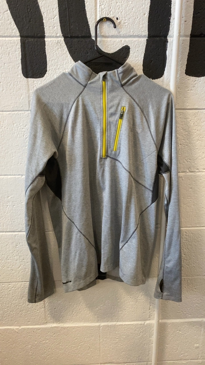 The North Face FlashDry Jacket (Quarter-Zip) (No Hood) M Grey/Black