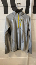The North Face FlashDry Jacket (Quarter-Zip) (No Hood) M Grey/Black