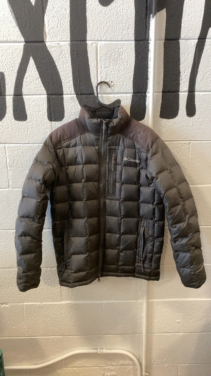 Columbia Field Gear Down Jacket (Full Zip) (No Hood) M Grey