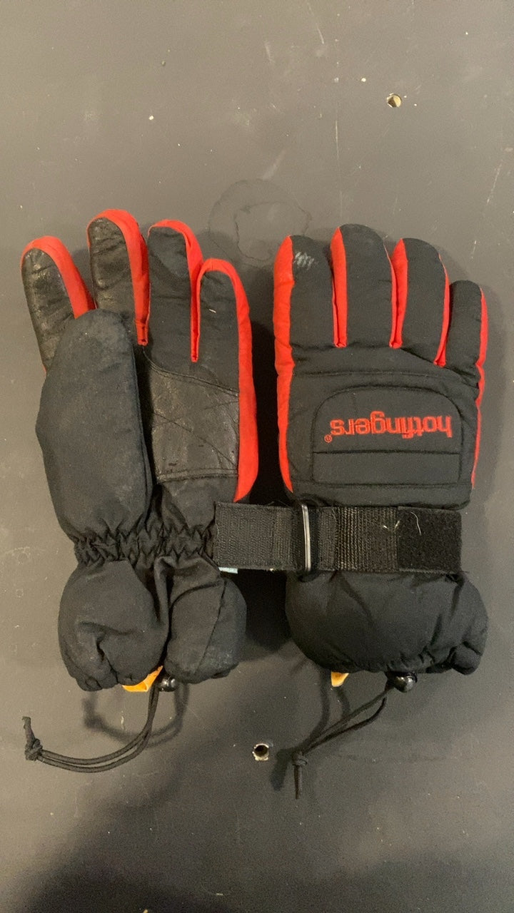 Hotfingers Gloves (Snow) L Black/Red