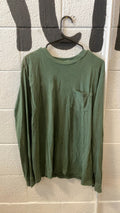 RVCA Slim Fit Longsleeve M Green