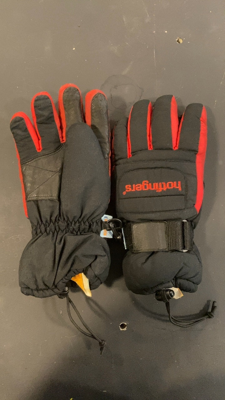 Hotfingers Gloves (Snow) L Black/Red