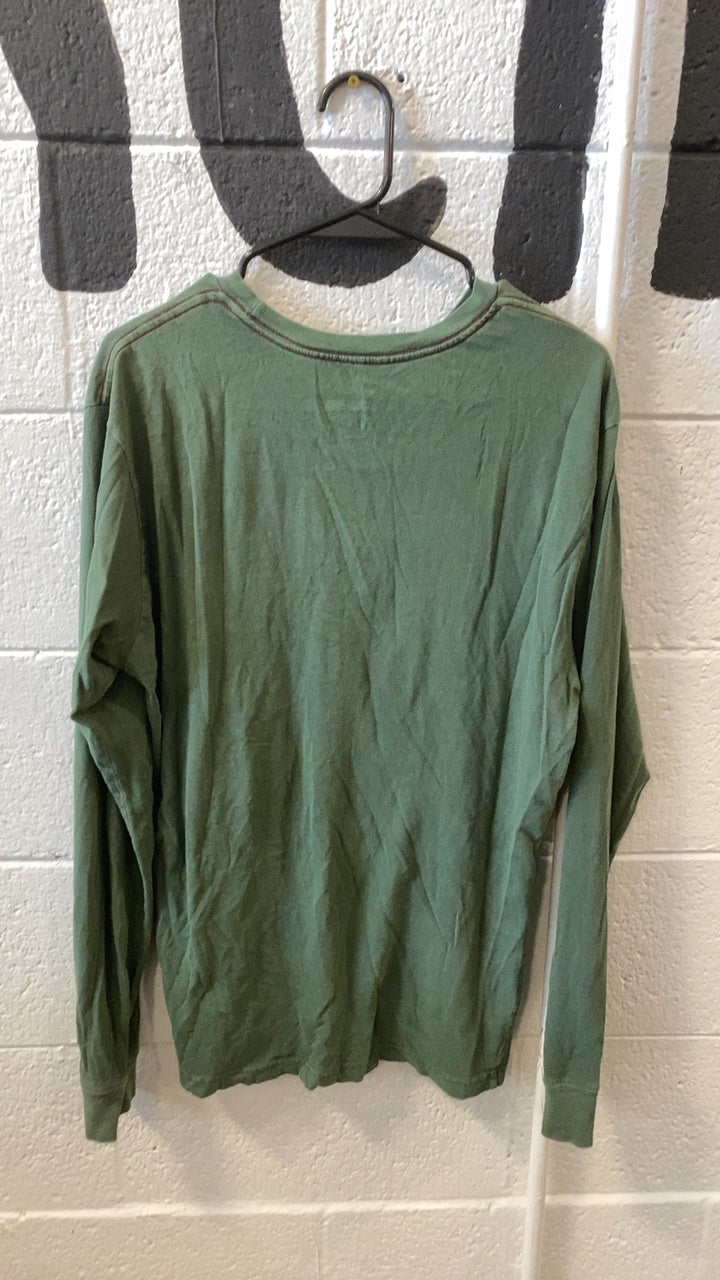 RVCA Slim Fit Longsleeve M Green