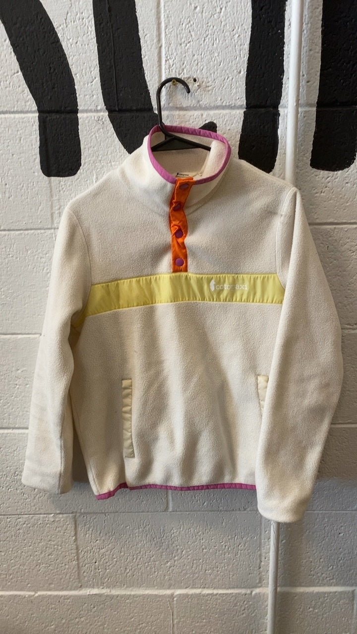 Cotopaxi Teca Fleece Jacket (Quarter-Zip) (No Hood) S White