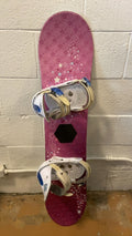 2007 Burton Chicklet Snowboard 109cm Pink