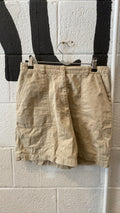 Eddie Bauer Canvas Utility Shorts 34 Beige