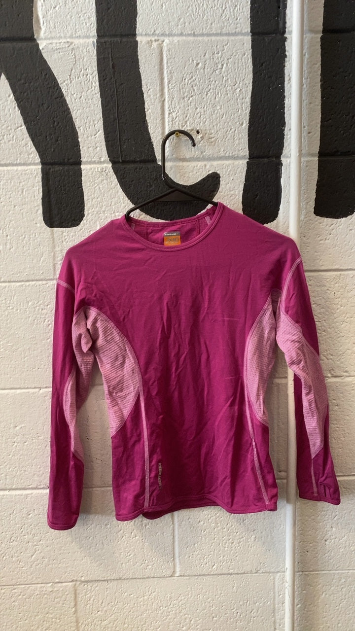Icebreaker GT Base Layer (Top) W's XS Pink
