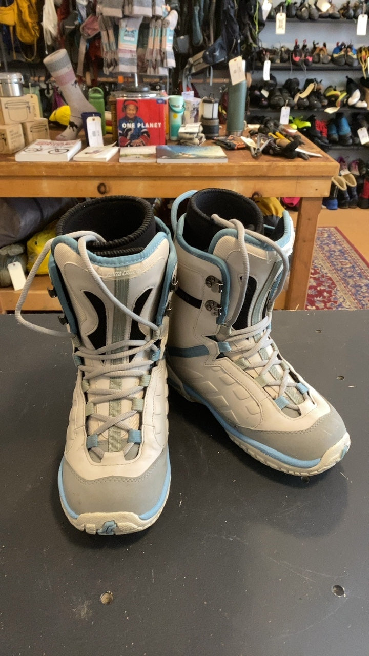 Santa Cruz Snowboard Boots W's 6 White/Grey/Blue