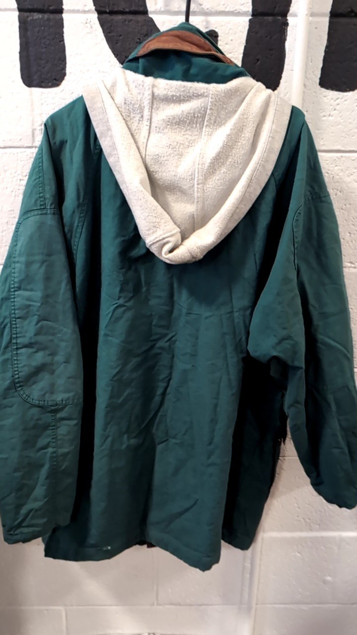 JLC Jacket M Green Cotton with Hood