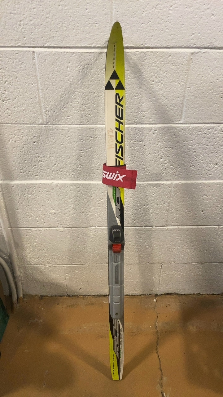 Fischer RCS Sprint Crown Skis 110mm Grey/Green
