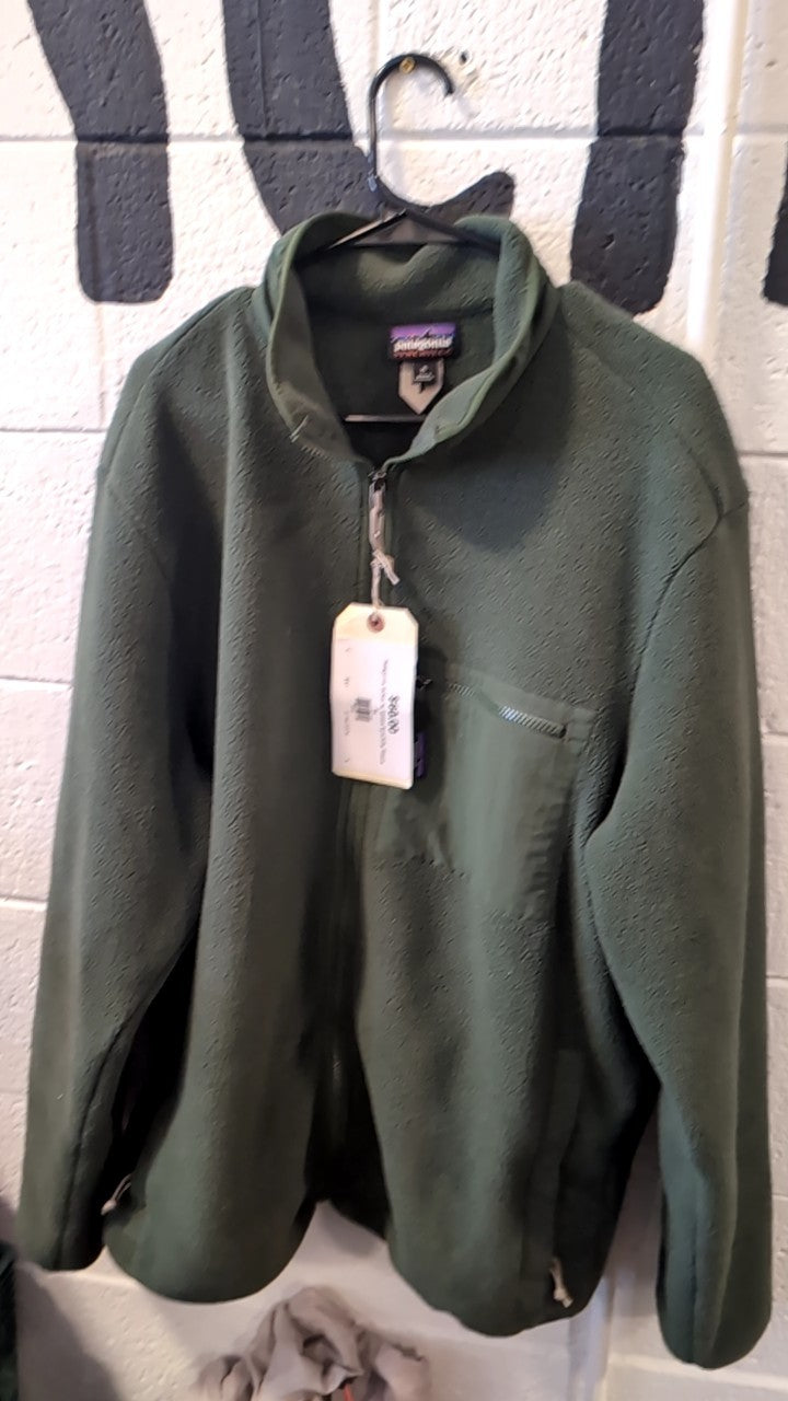 Patagonia Jacket XL Green Synchilla Fleece